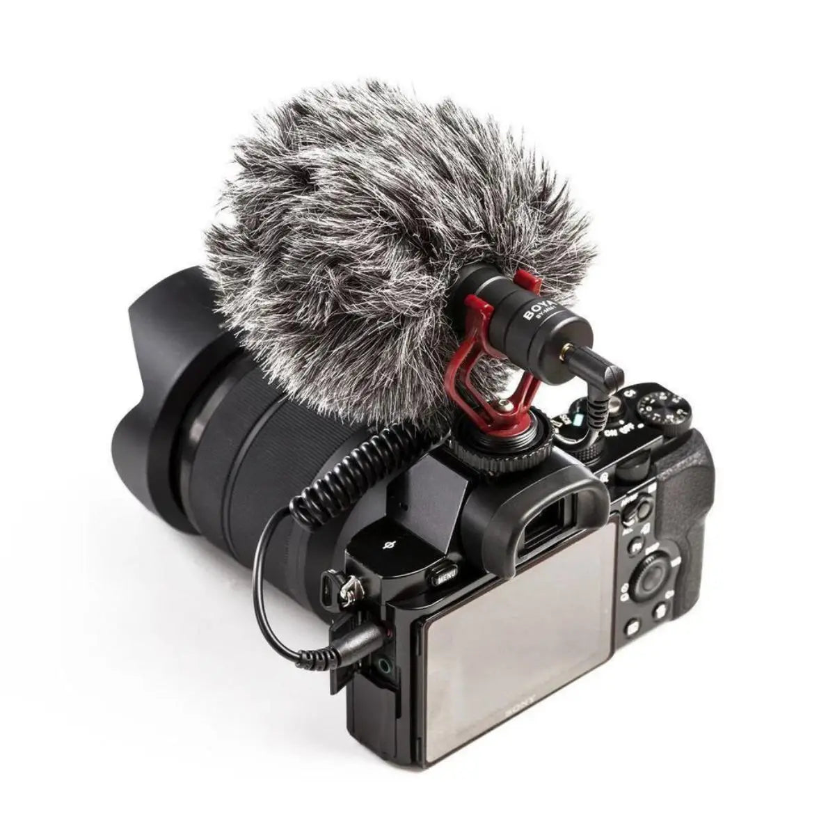 Microfone Boya BY-MM1 Condensador Cardioide Preto - Alta Qualidade para Gravação, Vlogging e Transmissão ao Vivo