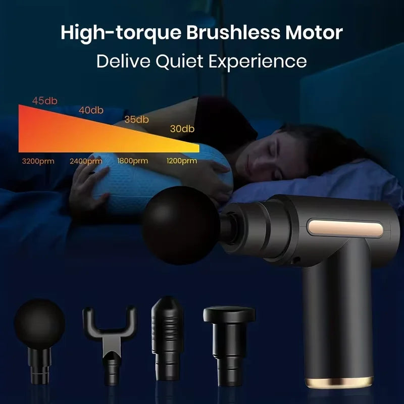 Mini Massageador Muscular Portátil Compacto