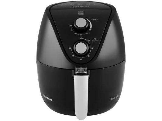 Electric Fryer No Oil/Air Fryer Mondial Pratic AF-31 Black 3.5L with Timer - 220V