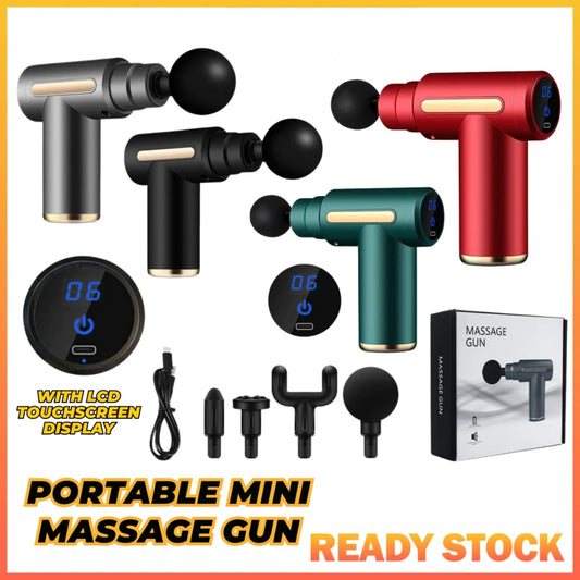 Mini Massageador Muscular Portátil Compacto