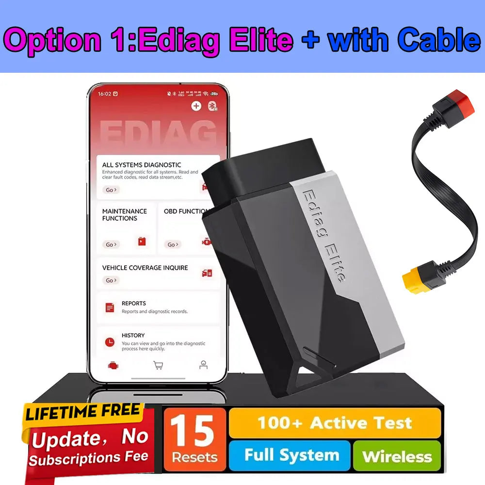 2025 NOVO KINGBOLEN Ediag Elite OBD2 Scanner