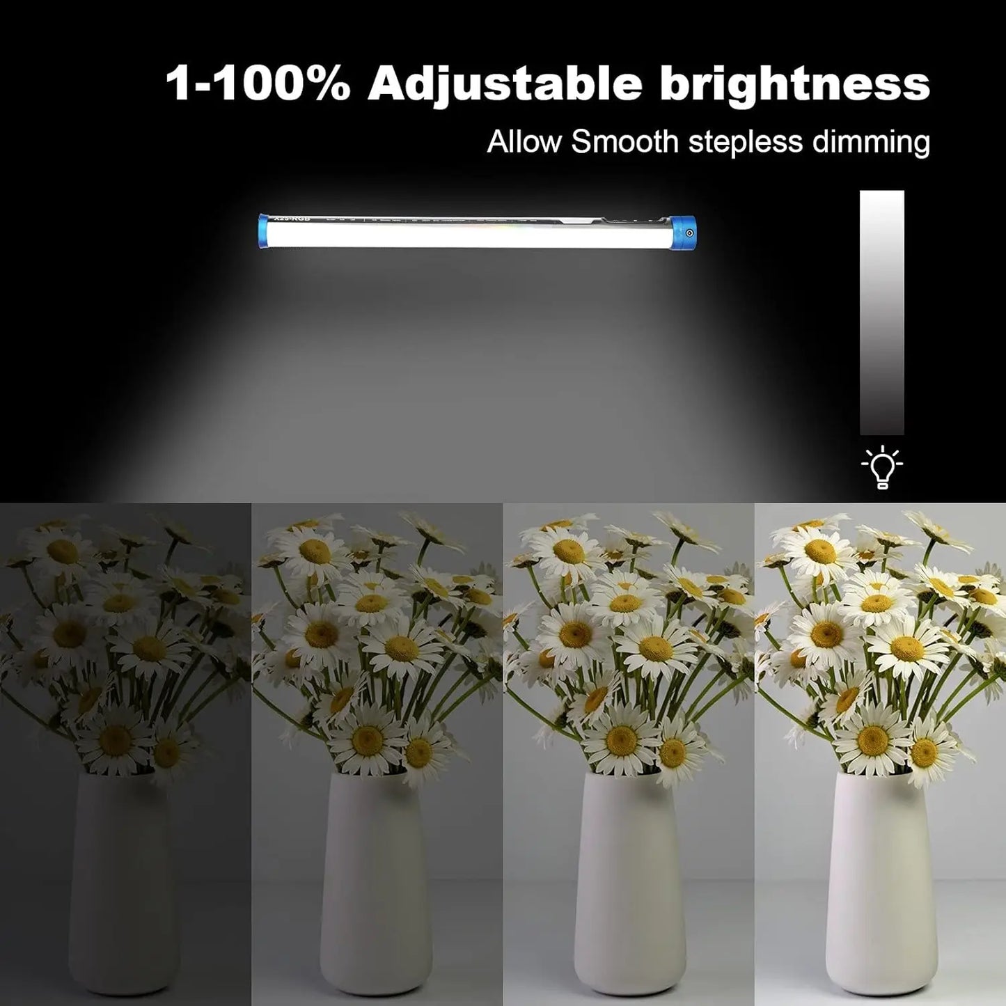 Luz portátil e versátil Sokani X15 Mini RGB Light Tube
