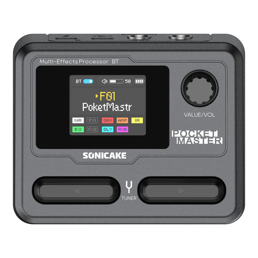 O SONICAKE Pocket Master QME-10 Processador de Efeitos Compacto