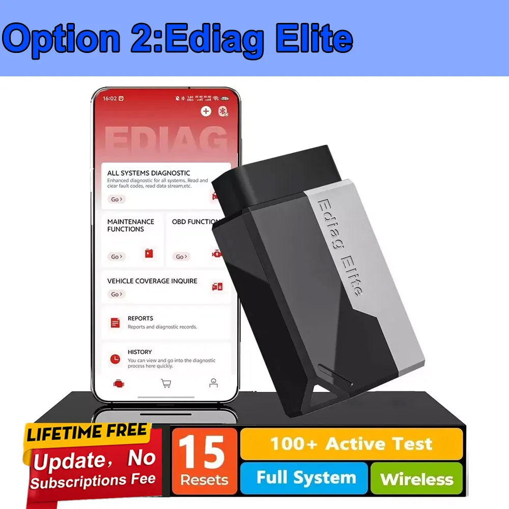 2025 NOVO KINGBOLEN Ediag Elite OBD2 Scanner